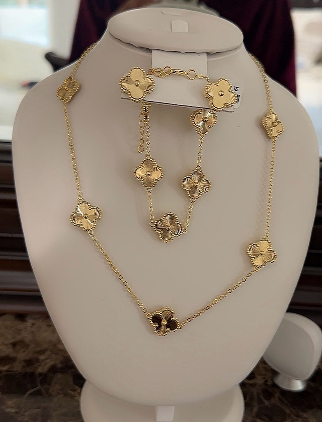 Clover Set bracelet and necklace