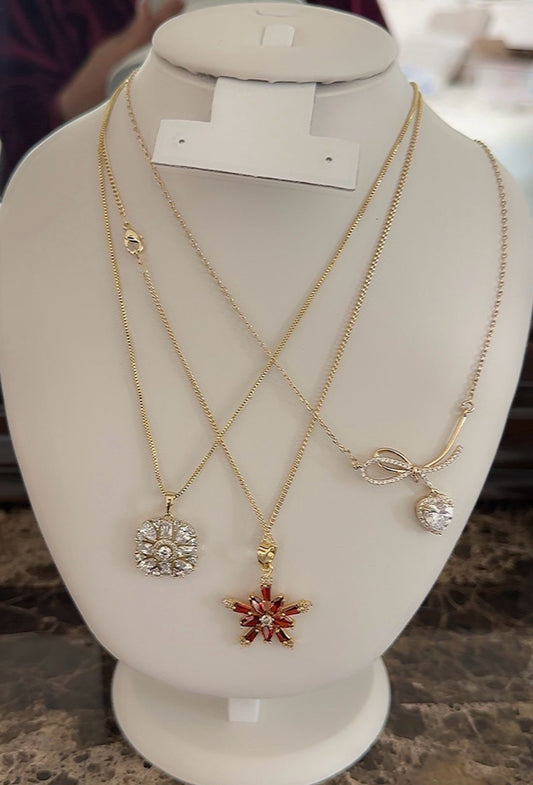 Necklaces with charms